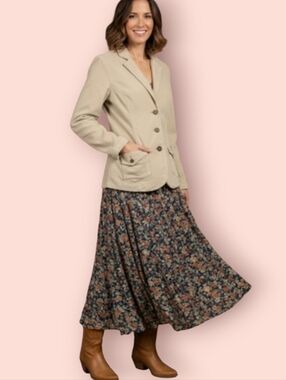 Levi Strauss Signature Beige Corduroy Blazer Jacket